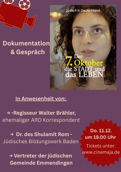 DER 7. OKTOBER, DIE STADT UND DAS LEBEN